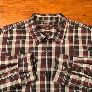 MICHEAL KORS XXL Slim Fit LS Shirt (M-21)
